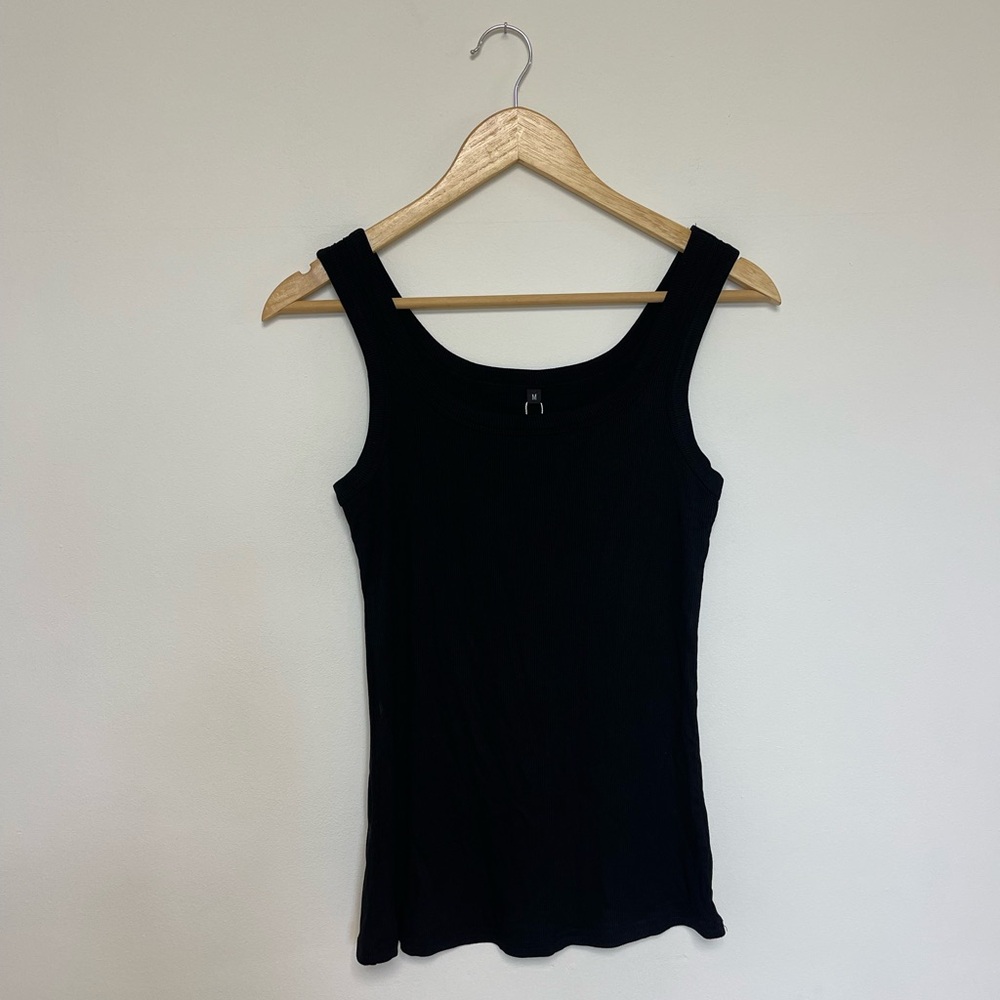 Classic Black Scoop Neck Women’s Tank Top